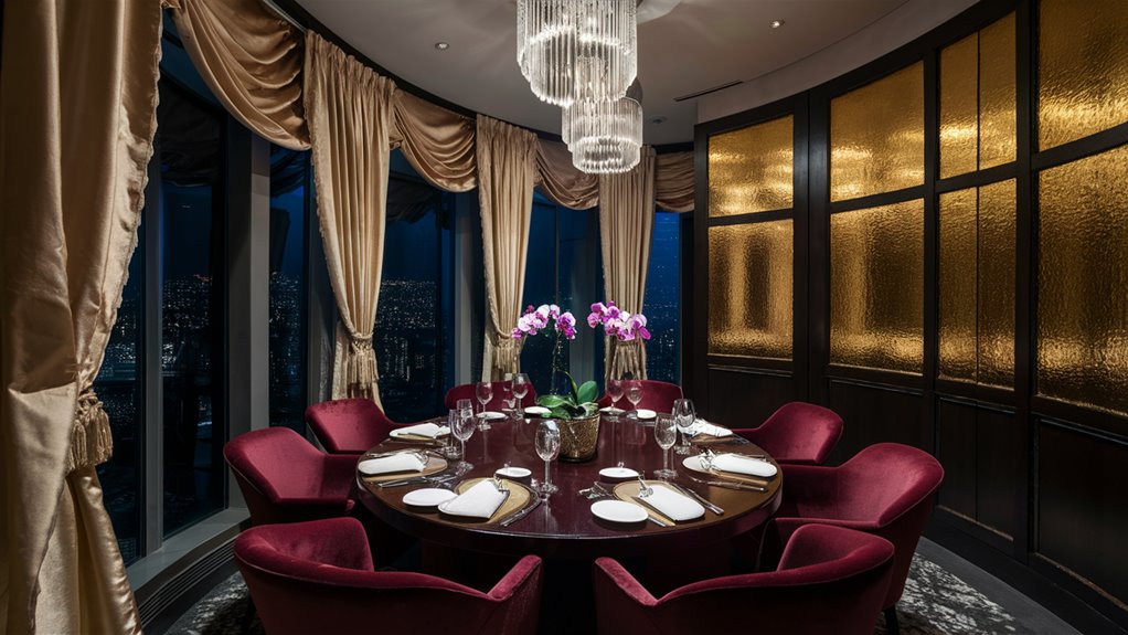exclusive rooms for dining