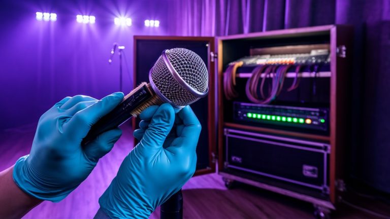 clean karaoke equipment regularly