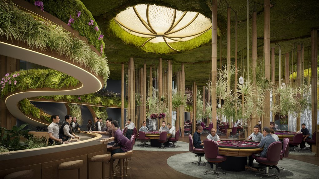nature inside gaming areas