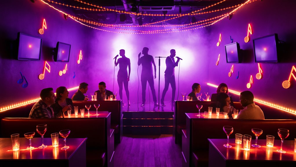 perfect karaoke party setting