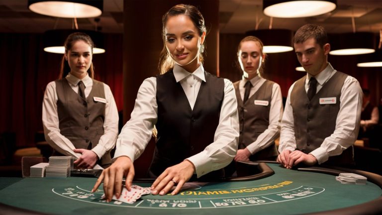 train casino dealer staff