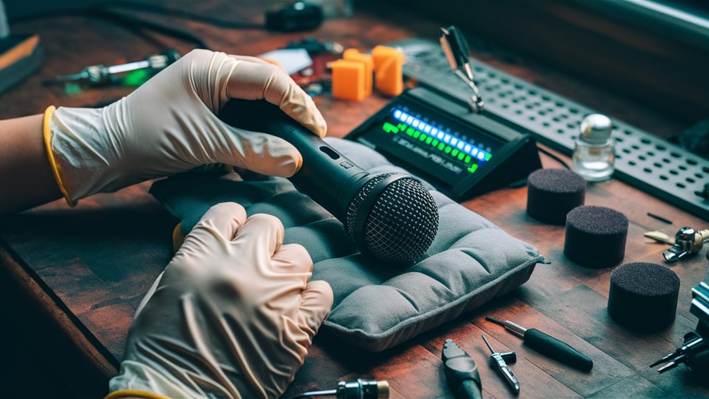 verify and fix microphones
